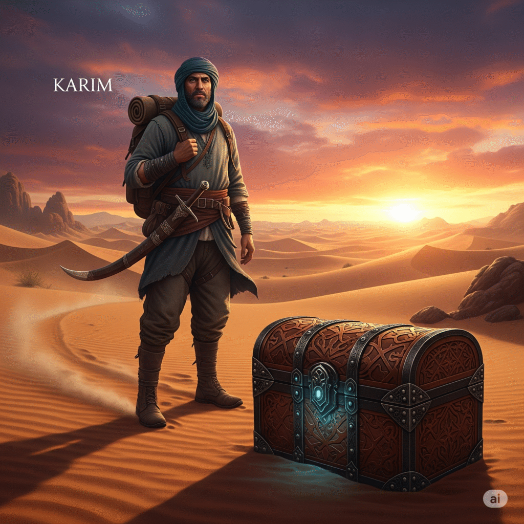 kareem and the cursed box, a journey of revenge and loyalty in the heart of the desert