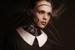 robot, woman, face, cry, sad, artificial intelligence, future, machine, digital, technology, robotics, girl, human, android, circuit board, binary, connections, cyborg, digitization, sad girl, science fiction, ai